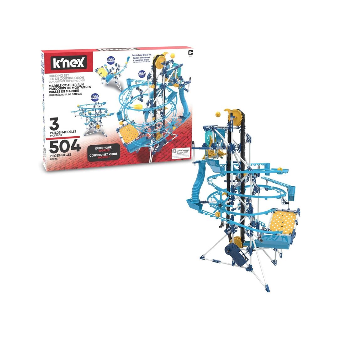K'NEX Marble Coaster Run with Motor (504 Pieces)