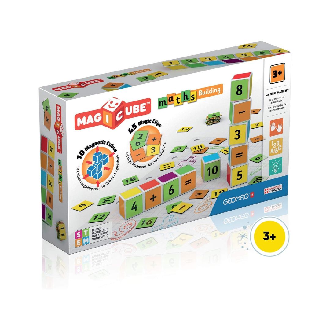 Geomag: Magicube Maths Building Set (16 Cubes & 45 Clips)