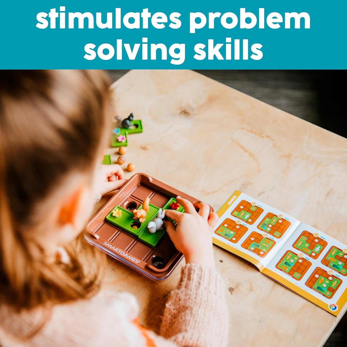 Smart Games Squirrels Go Nuts Magnetic Travel Game