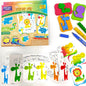 Imagimake Stamp Art Jungle – Coloring & Stamping Set