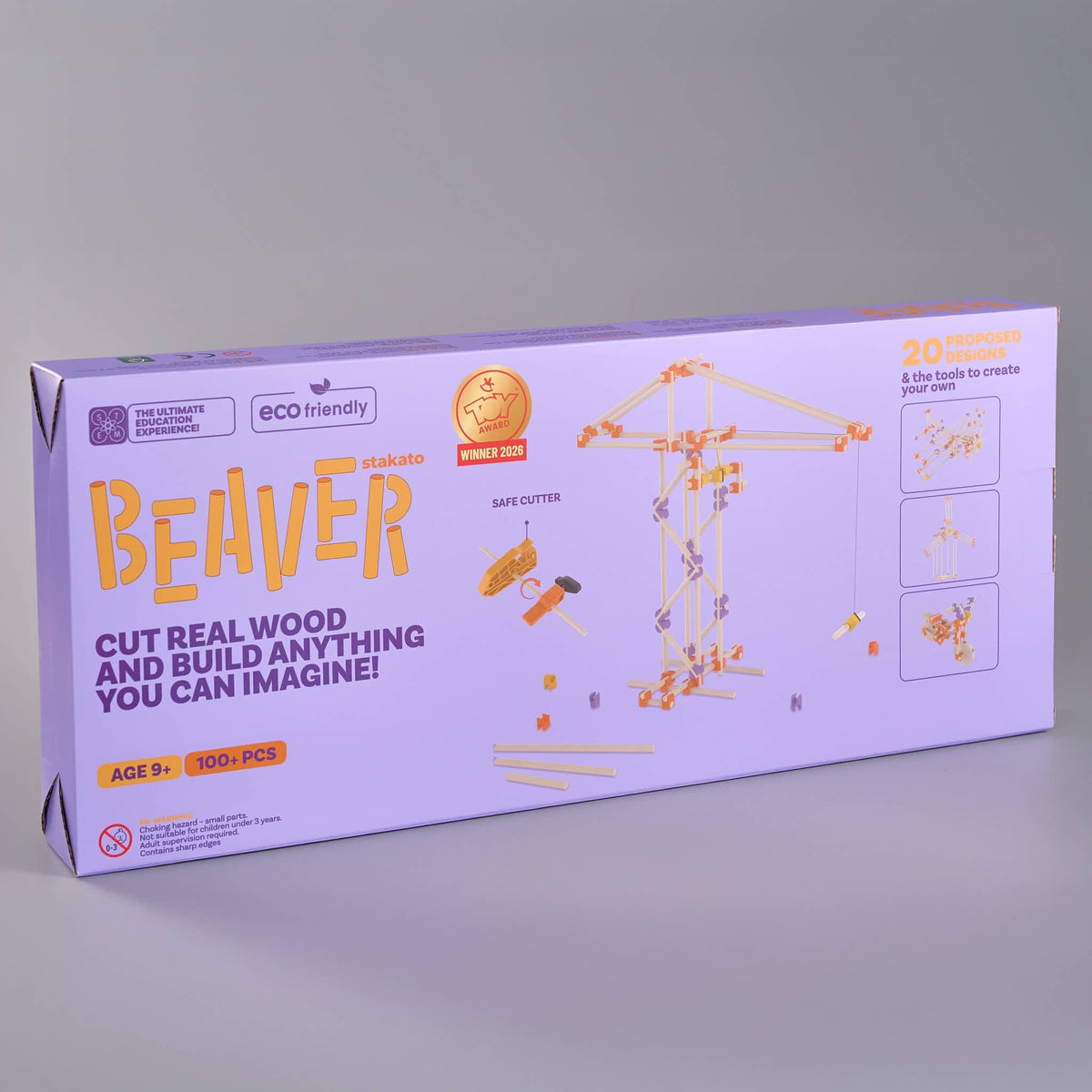 Beaver Construction Kit (100-Piece) – 20 Proposed Designs