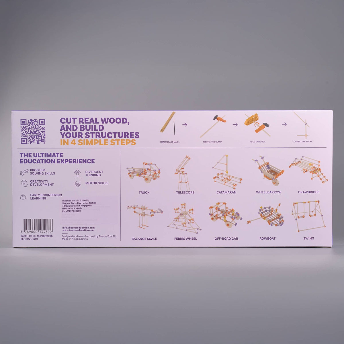 Beaver Construction Kit (100-Piece) – 20 Proposed Designs