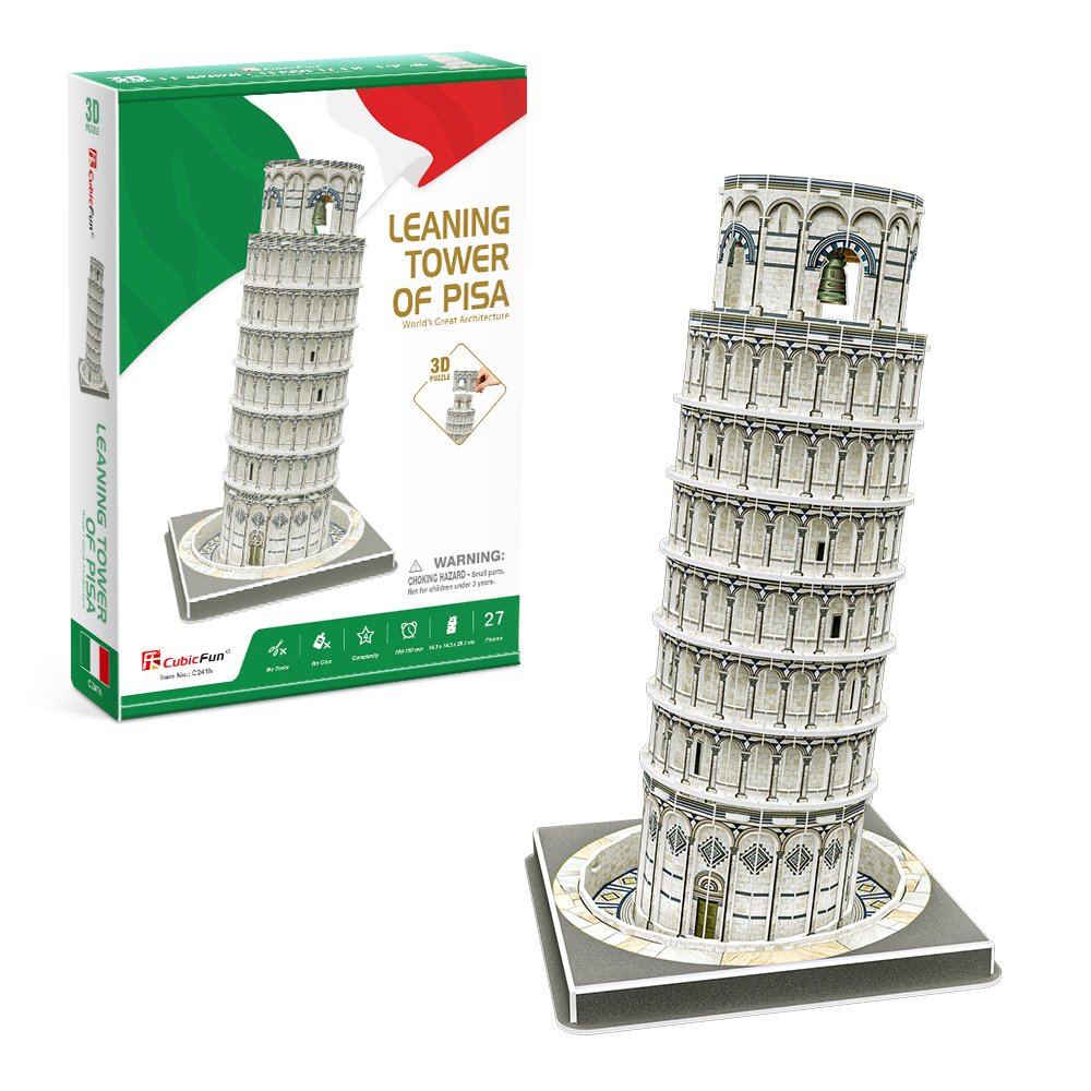 CubicFun 3D Puzzle: Leaning Tower of Pisa