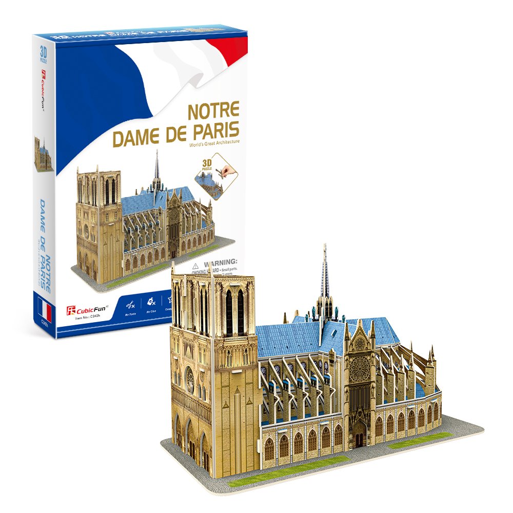 CubicFun 3D Puzzle: Notre-Dame de Paris