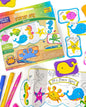 Imagimake DIY Ocean Stamp Art – Washable & Reusable Craft Kit