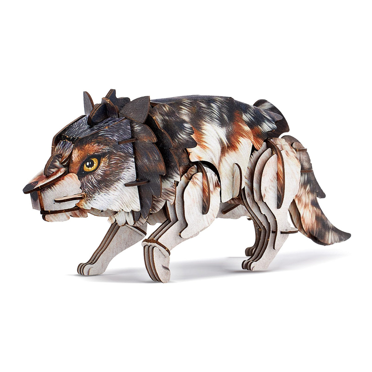 CubicFun: 3D Puzzle Grey Wolf STEM Set