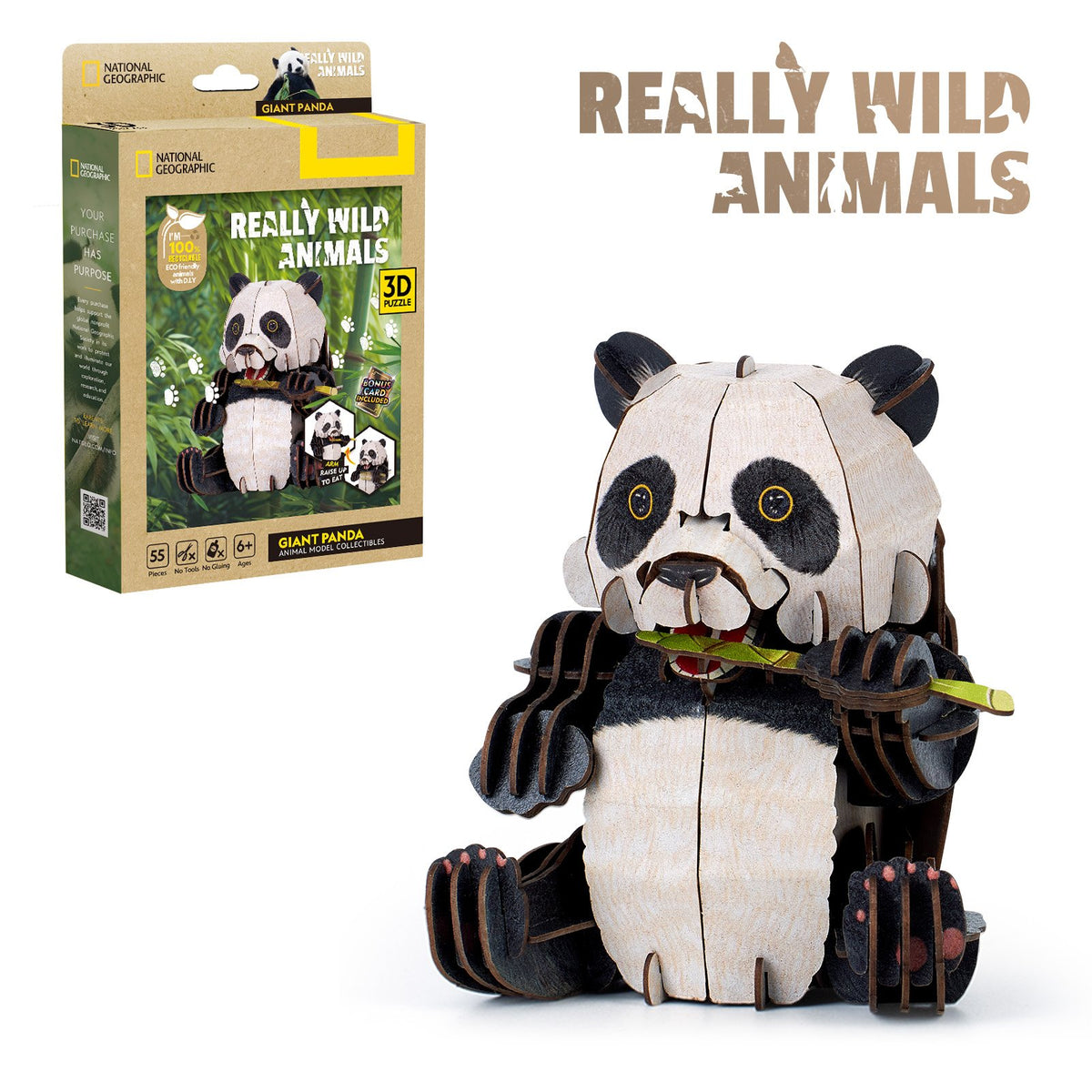 CubicFun: 3D Puzzle Giant Panda STEM Set