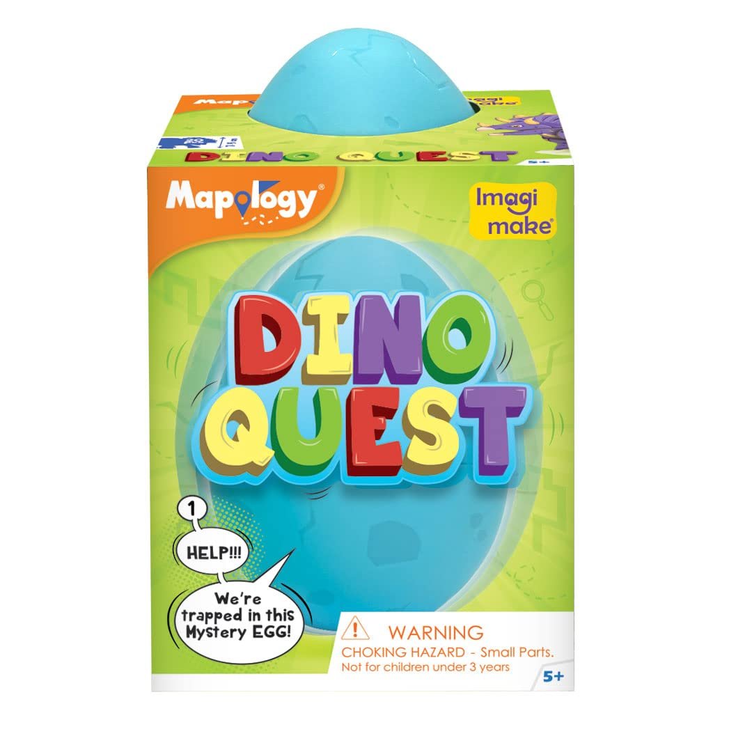 Imagimake Mapology Dino Quest – Blue Edition
