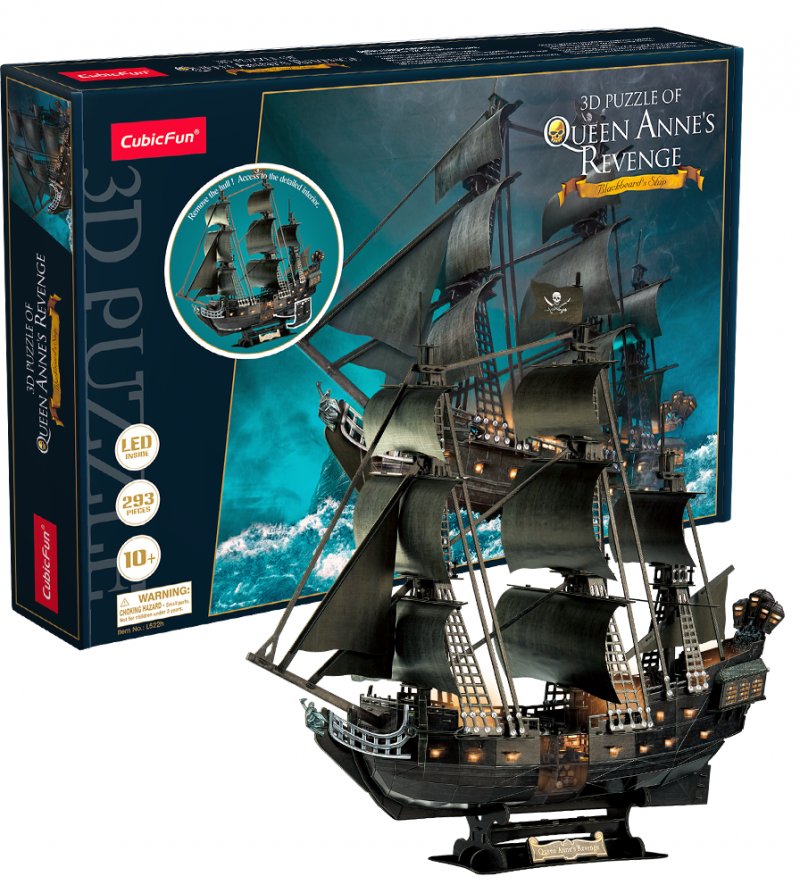 Legami: Light Me Up LED Desk Lamp - Queen Anne’s Revenge