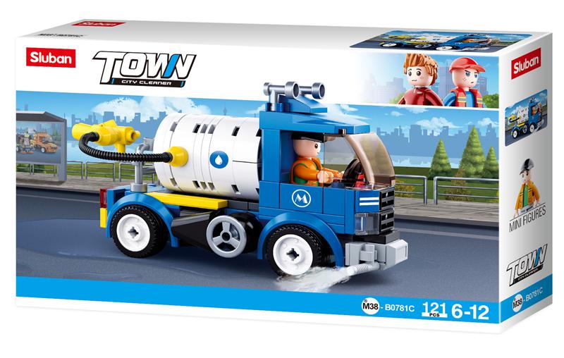 City Water Auto Cleaner Truck Set