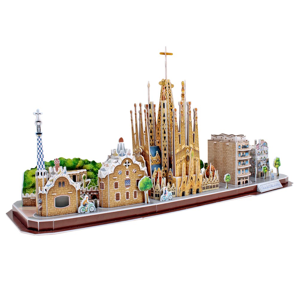 CubicFun 3D Puzzle: City Line Barcelona