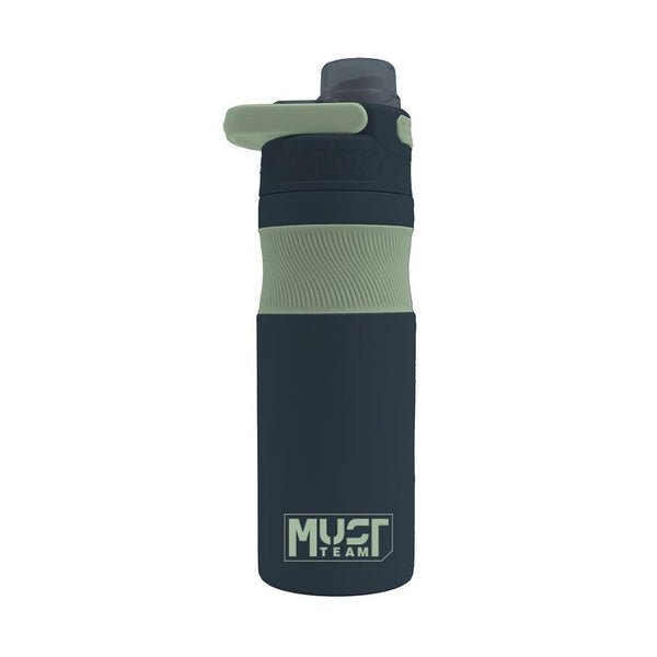 MUST Team Stainless Steel Vacuum Flask 500ml – Black & Olive
