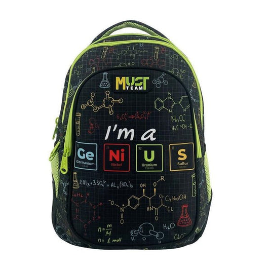 Must Team I Am A Genius Backpack 16"