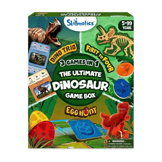 Skillmatics The Ultimate Dinosaur 3 In 1 Game Pack