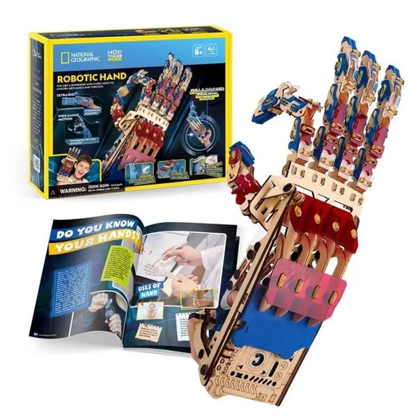 National Geographic: Build Your Own Wearable Robotic Hand STEM Kit