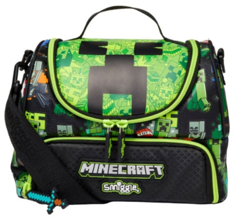 Smiggle x Minecraft: Double Decker Insulated Lunch Bag