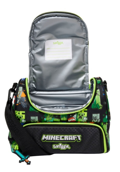 Smiggle x Minecraft: Double Decker Insulated Lunch Bag