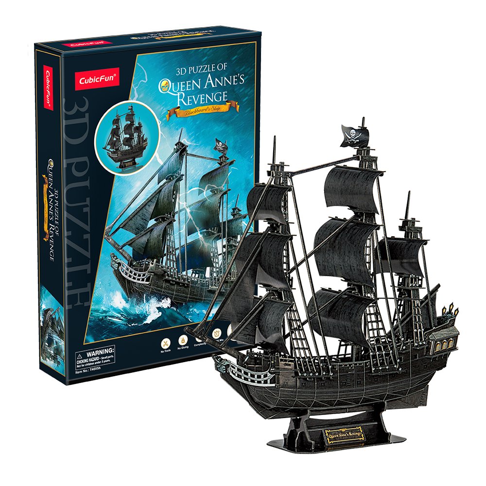 CubicFun 3D Puzzle: Queen Anne’s Revenge Pirate Ship