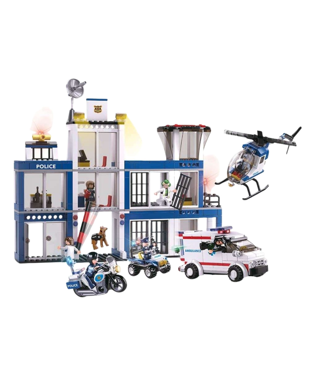 Police Headquarters Building Block Set