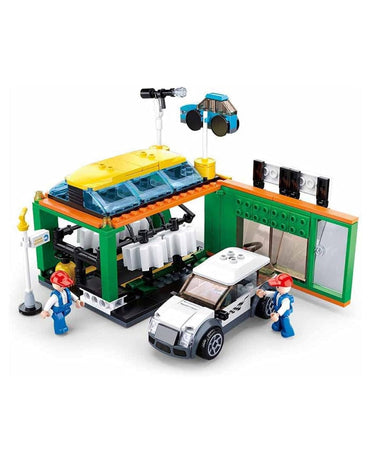 Sluban Town Car Wash Building Set