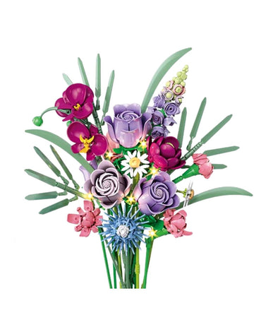 Flower Bouquet Building Block Set