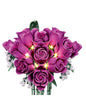 Sluban Purple Rose Bouquet – 654 Pieces