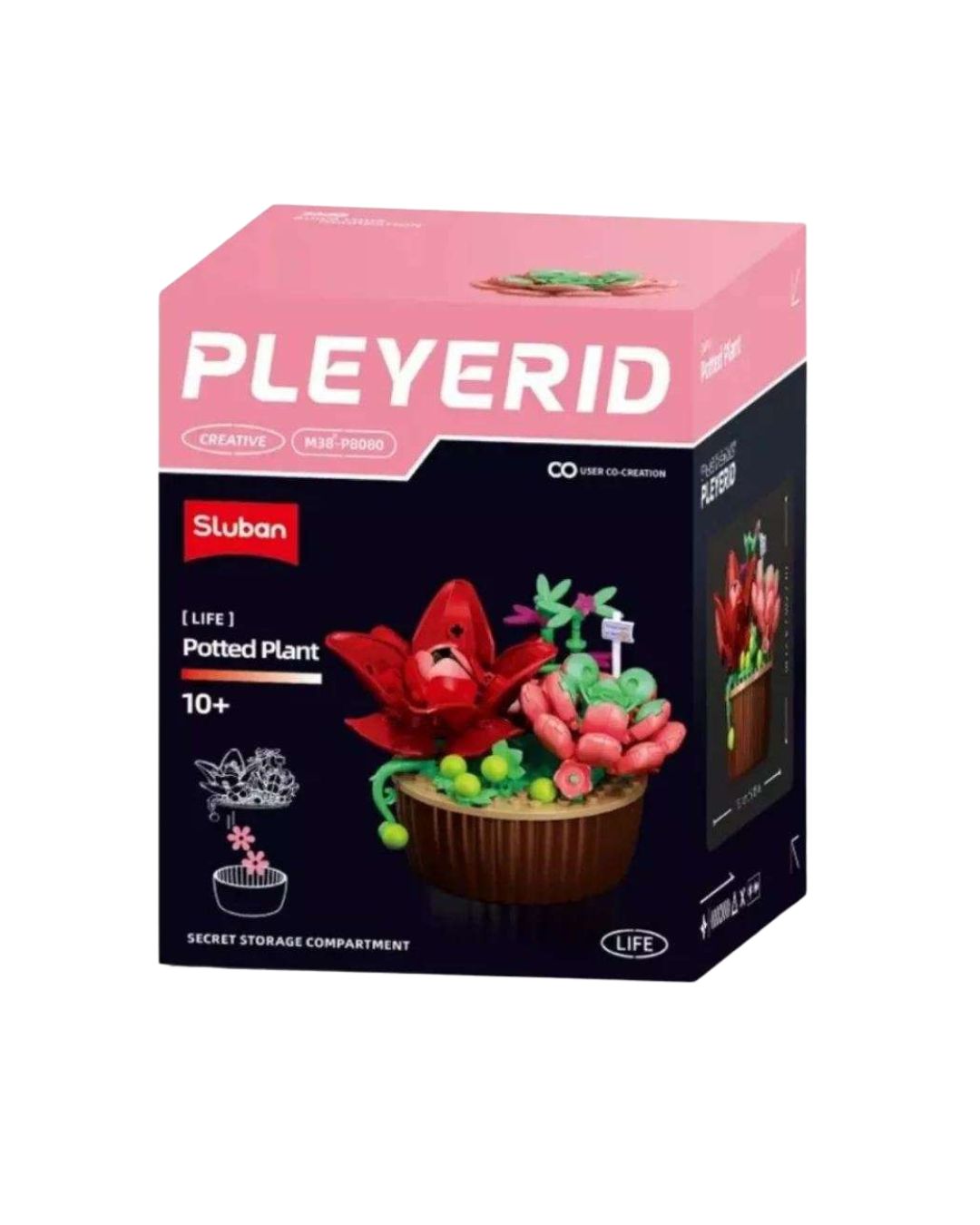 Sluban Potted Plants & Succulents Building Block Set