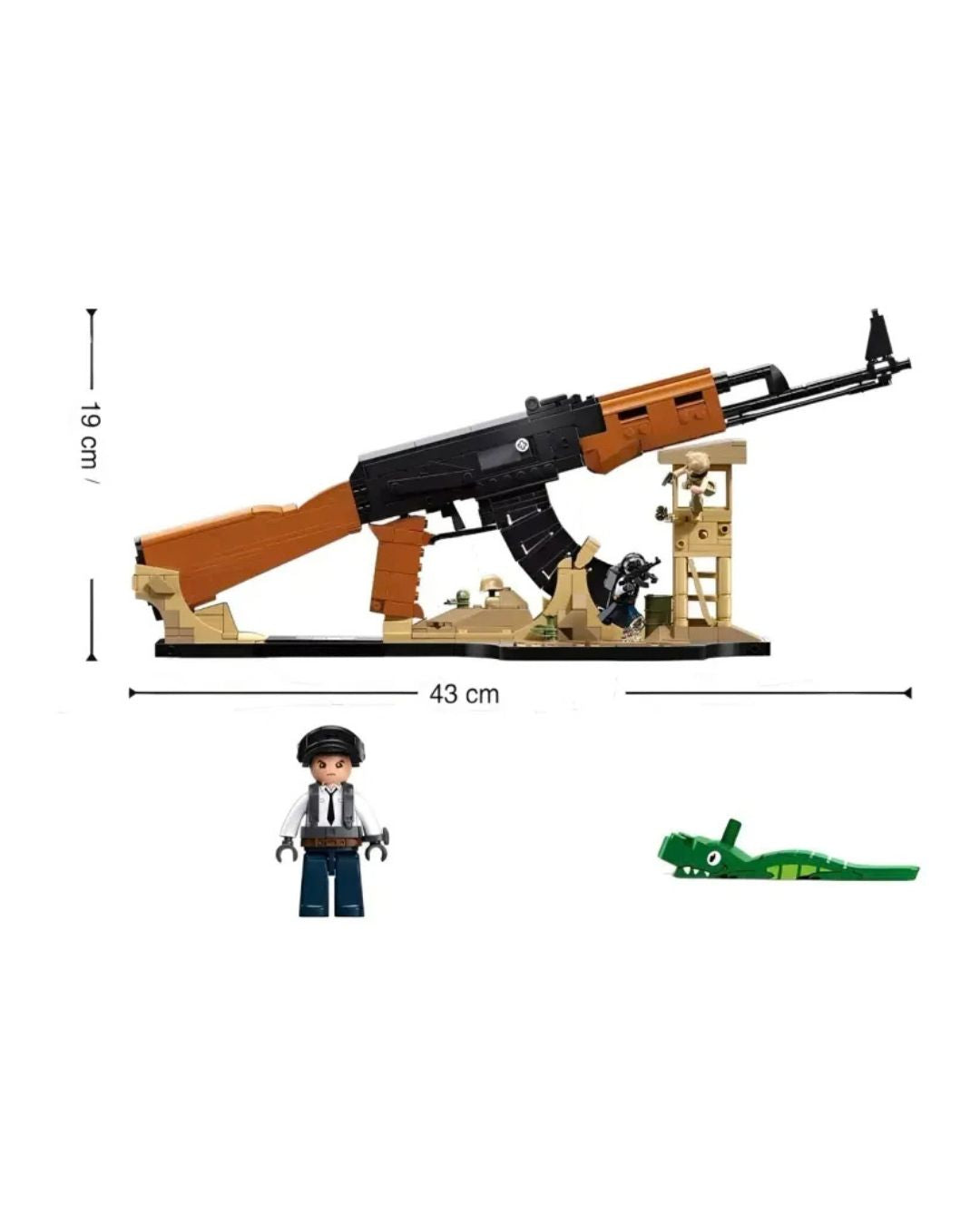 Sluban AKM 1:2 Scale Building Set