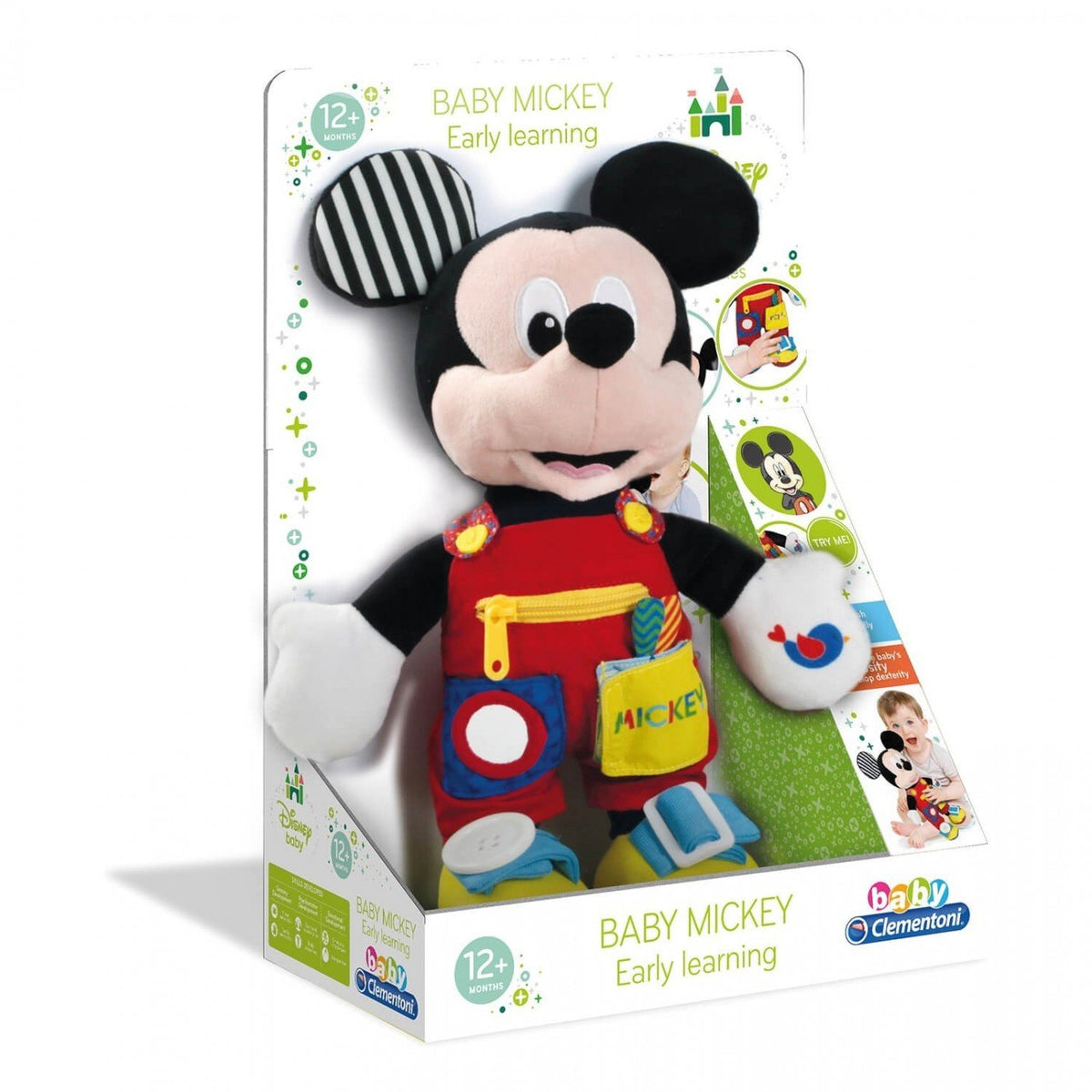 Clementoni Disney Baby Mickey Early Learning Plush