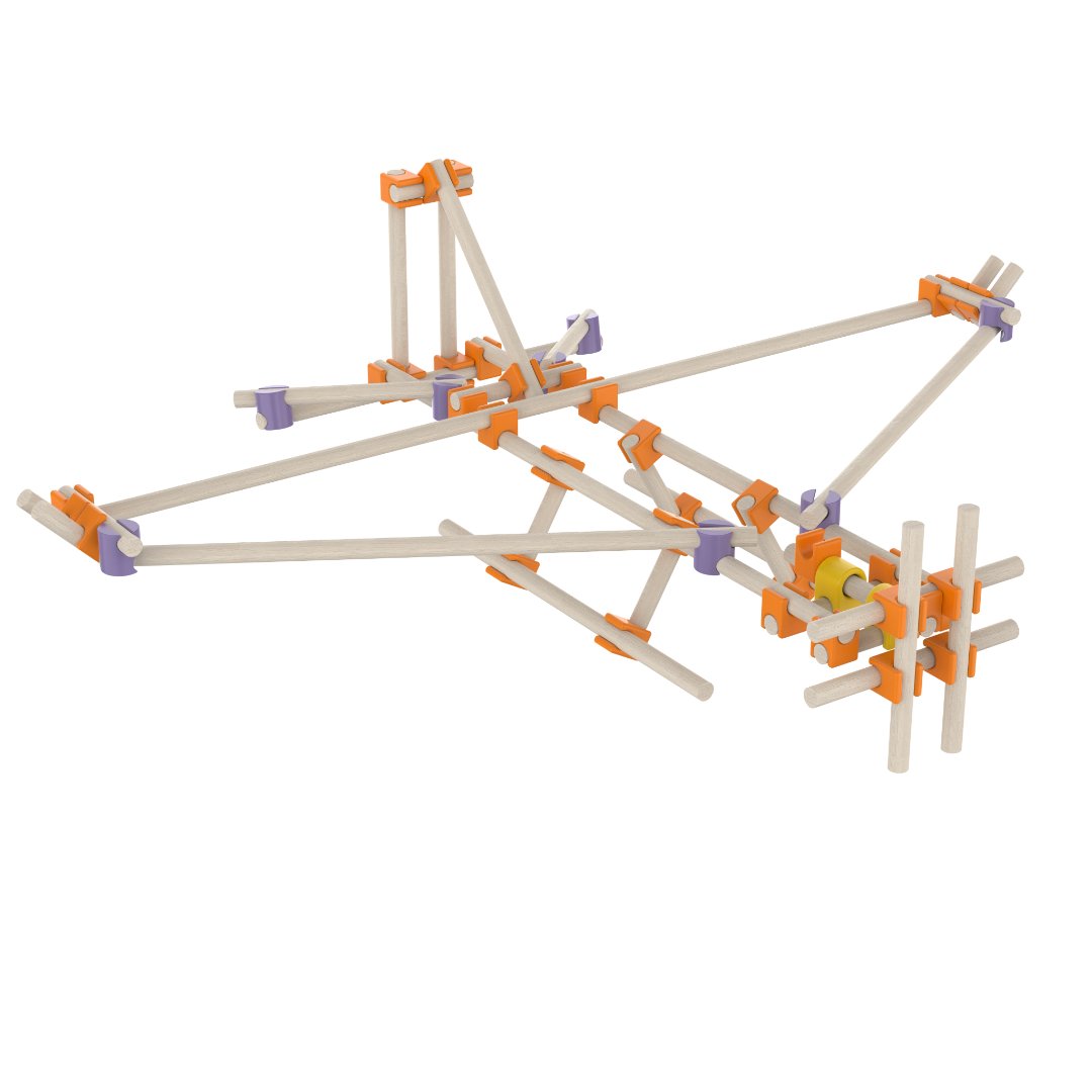 Beaver Models Kit (65-Piece) – Educational Wooden Building Set