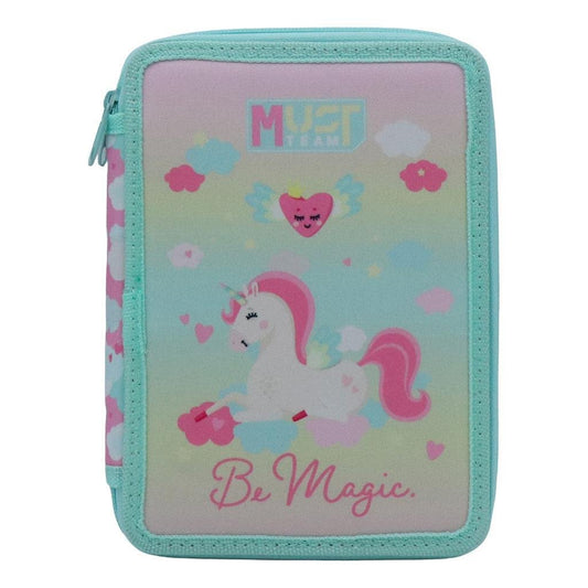 Must Team: Double Filled Pencil Case "Compact Unicorn"