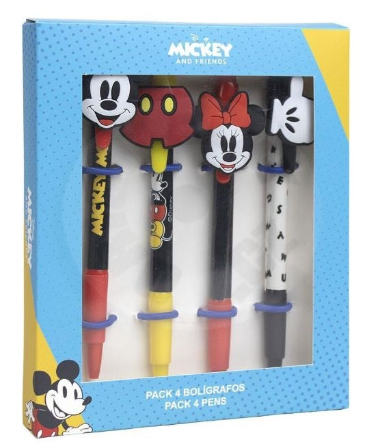 Cerdá: Disney Mickey Mouse 4-Piece Pen Gift Set