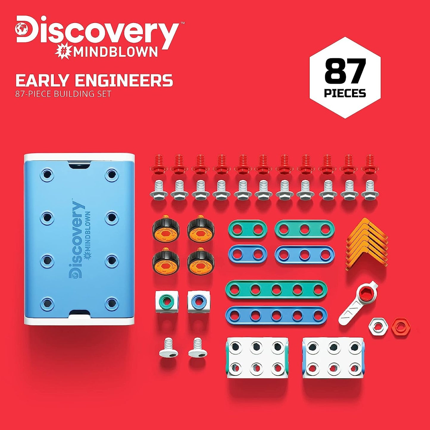Discovery Early Engineers 88-Piece Building Set