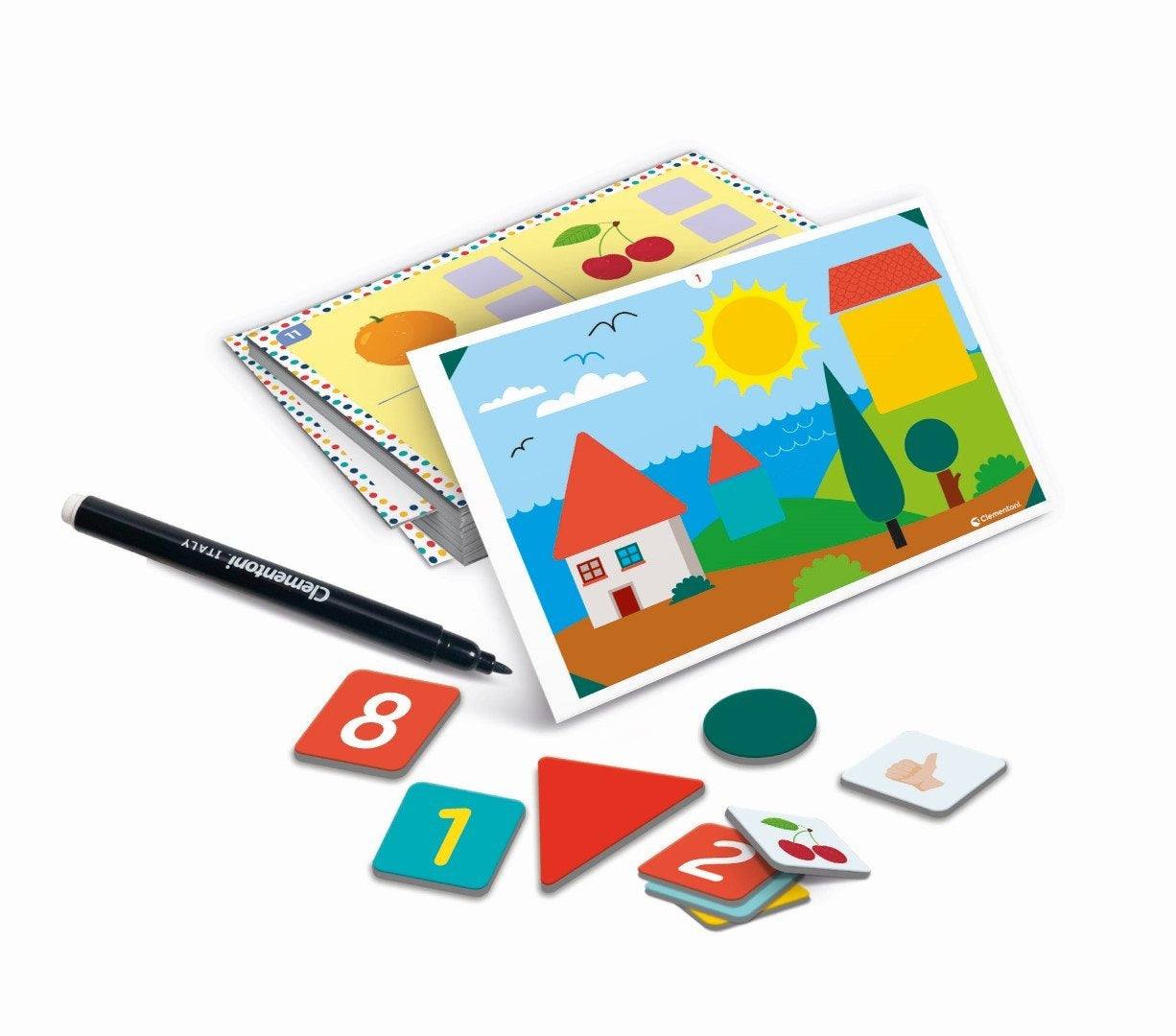 Clementoni Science & Play: Magnetic Numbers & Shapes Case