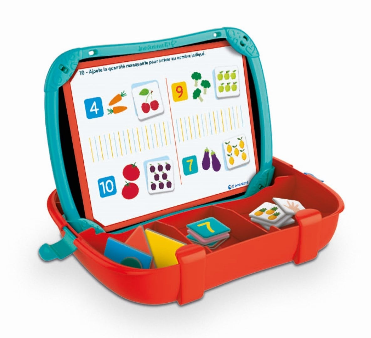 Clementoni Science & Play: Magnetic Numbers & Shapes Case