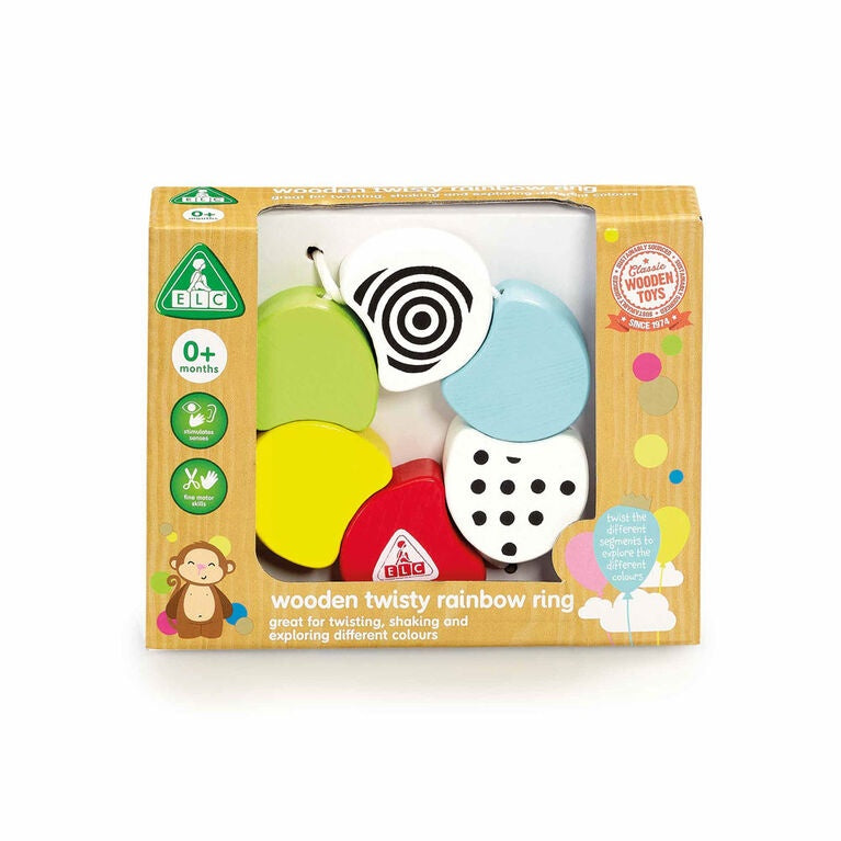 ELC Wooden Twisty Rainbow Ring