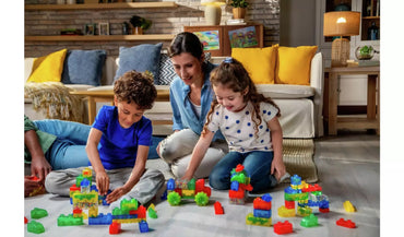 Soft Sensory Squish Blocks – 30-Piece Building Set