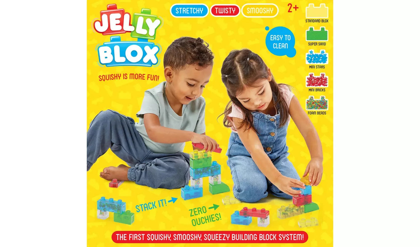 Soft Sensory Squish Blocks – 30-Piece Building Set