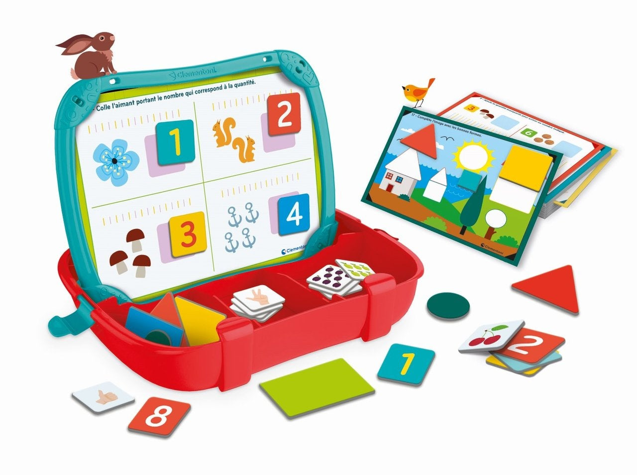 Clementoni Science & Play: Magnetic Numbers & Shapes Case