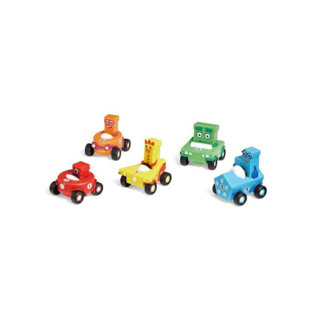 Learning Resources Number blocks Mini Vehicles Set (Numbers 1–5)