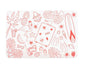 Coloring Mat  (5 Erasable Markers - Florida)