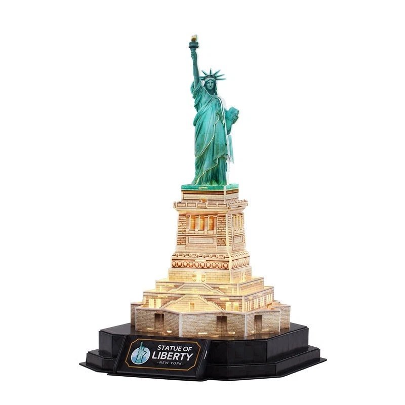 CubicFun: 3D Puzzle LED - Statue of Liberty Night Edition