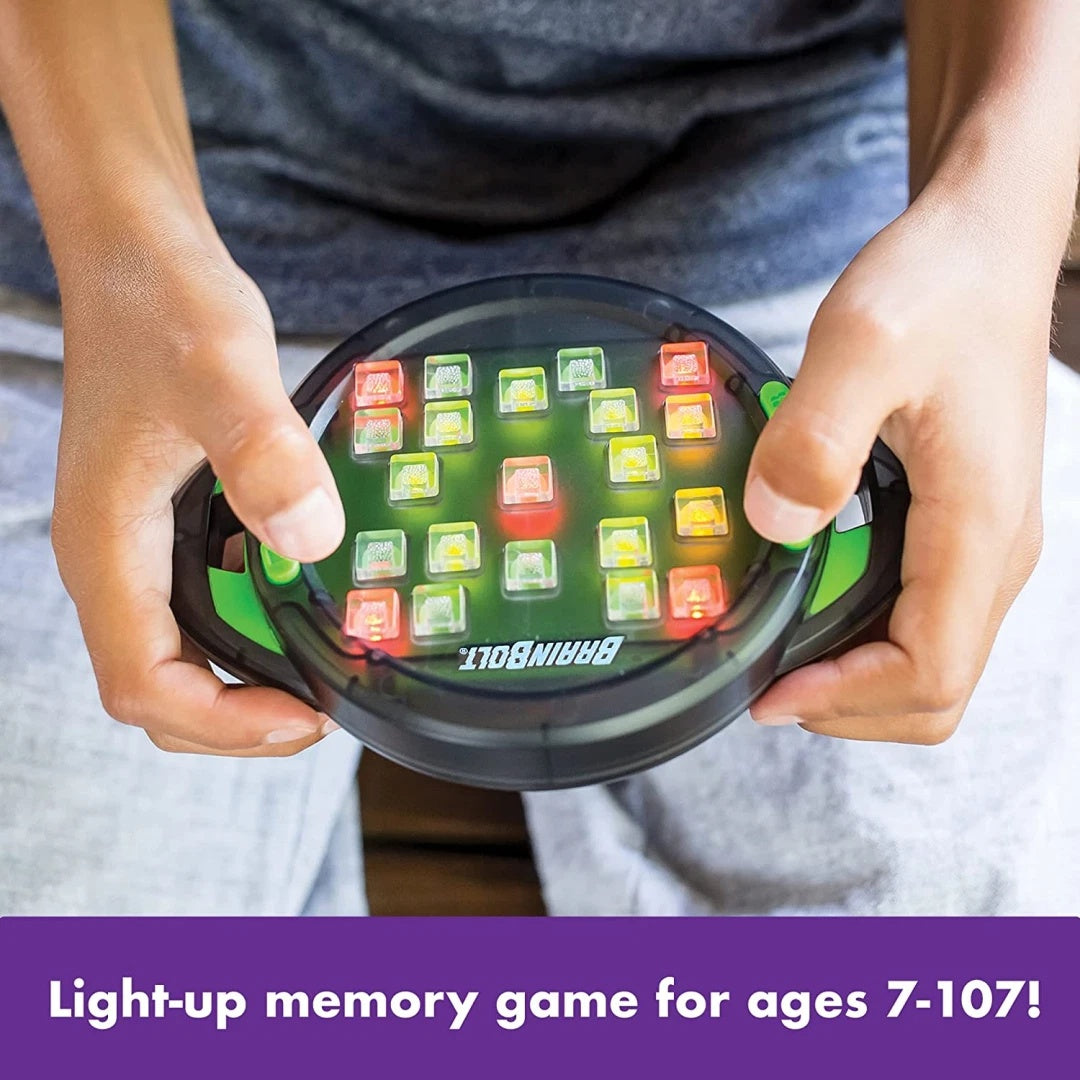 Learning Resources Brain Bolt Handheld Light-Up Memory Game
