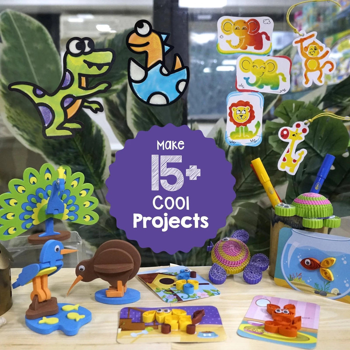 Imagimake 5-in-1 Awesome Craft Kit – 15+ Creative Projects