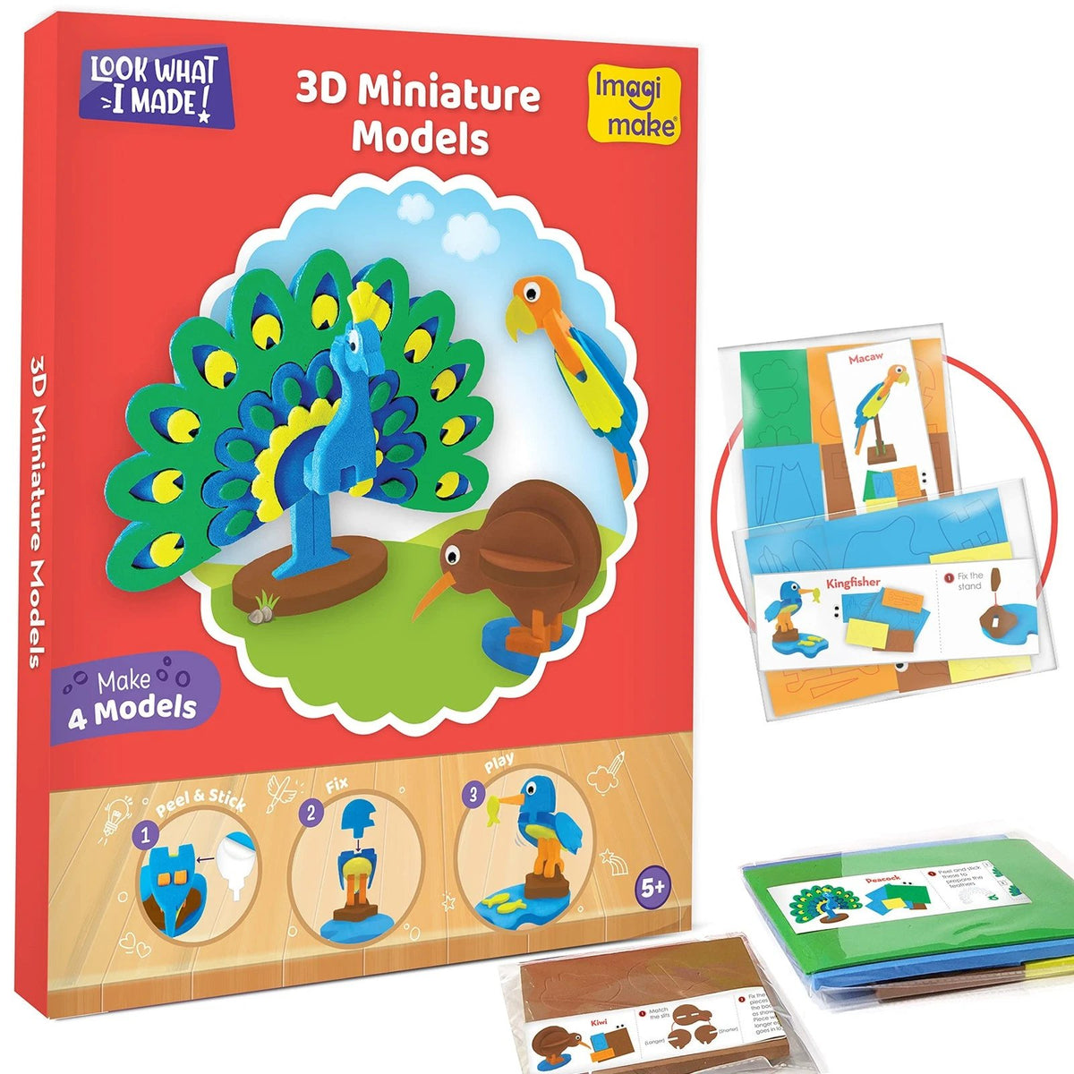Imagimake 5-in-1 Awesome Craft Kit – 15+ Creative Projects