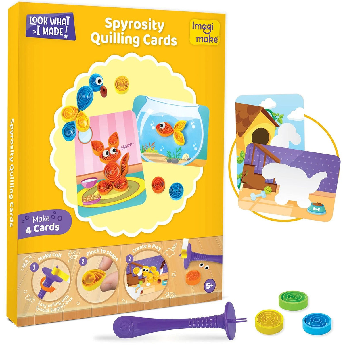 Imagimake 5-in-1 Awesome Craft Kit – 15+ Creative Projects