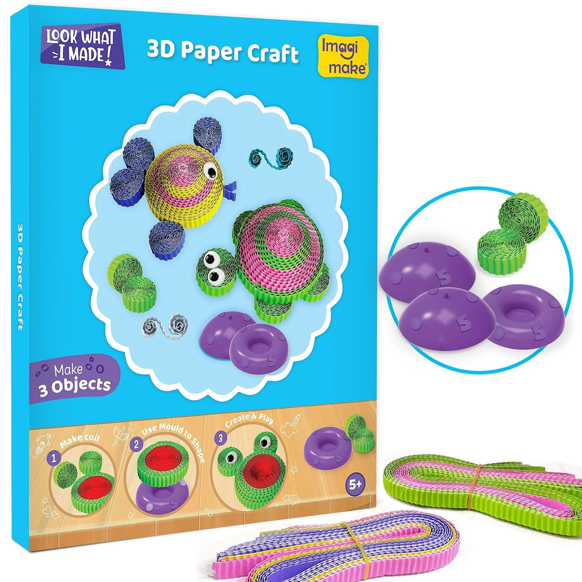 Imagimake 5-in-1 Awesome Craft Kit – 15+ Creative Projects