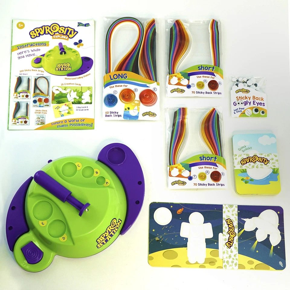 Spyrosity Explore Quilling Craft Kit – Creative Paper Art Set