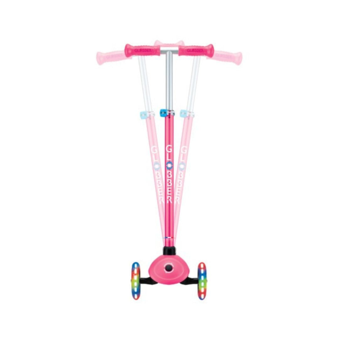 Globber Primo Lights 3 Wheel Light-Up Fushia Scooter